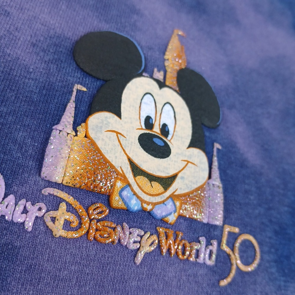 Disney Small Womens Spirit Jersey 50th‎ Anniversary 21x25 Oversized Baggy - Picture 5 of 13